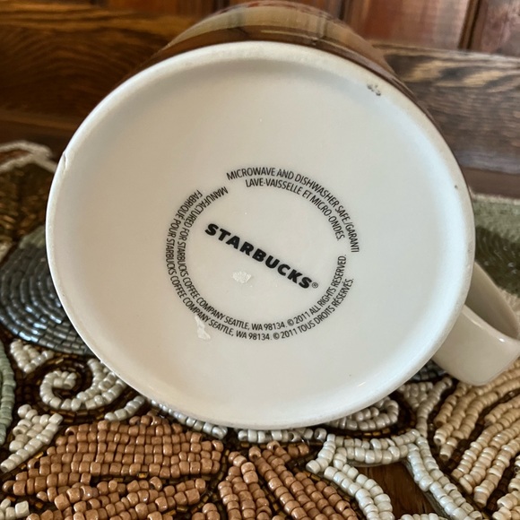 HAWAII STARBUCKS COFFEE CUP SERIES 4” x 3 1/2” 16 oz. BROWN INSIDE. LIKE NEW!! - Picture 3 of 4